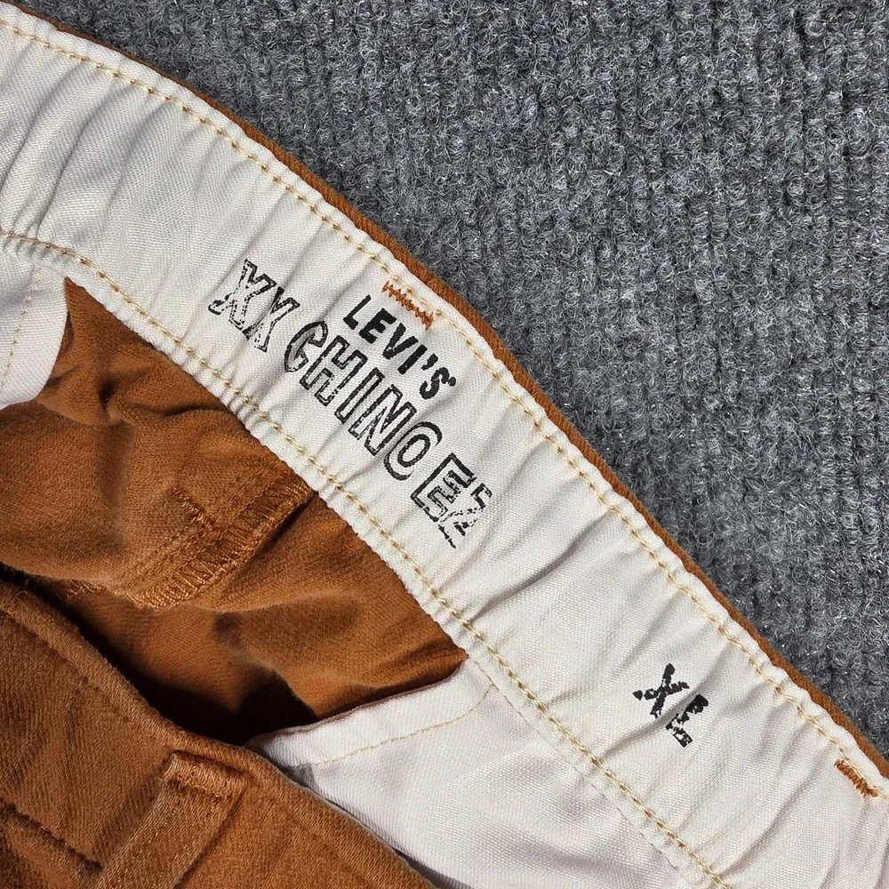 Levis Pants Mens Extra Large XX‎ Chino EZ Elastic Waist Straight Chinos